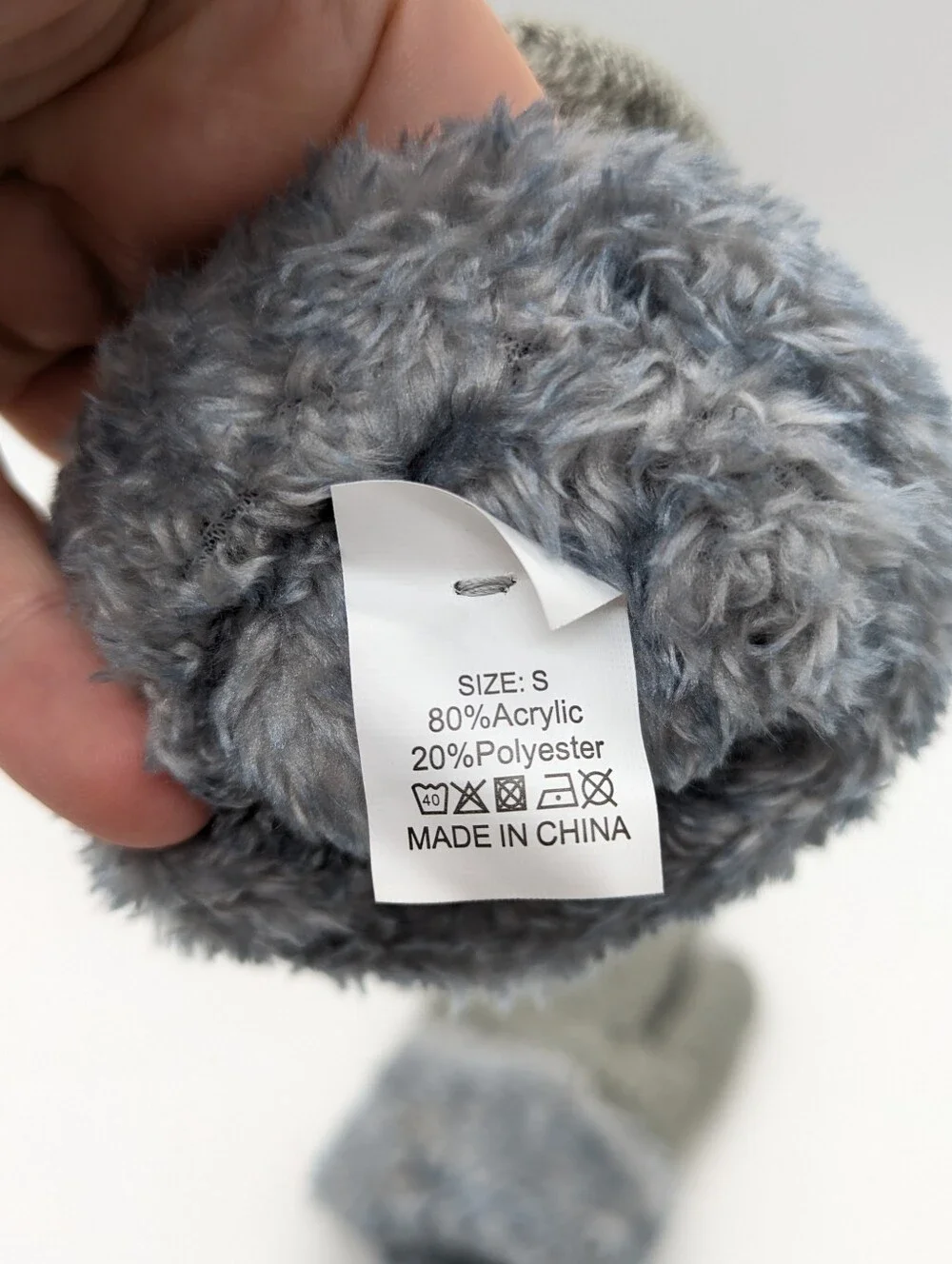 NWT Grey Winter Hat & Mitten Glove Set 1-3 Yrs